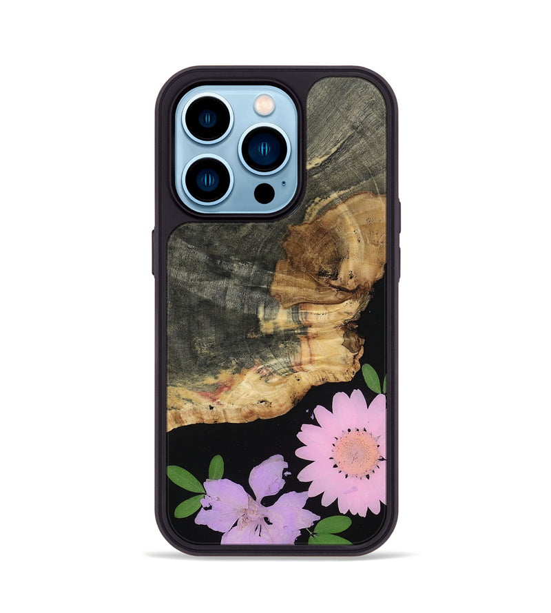 iPhone 14 Pro Wood Phone Case - Scarlet (Bloom, 806289)