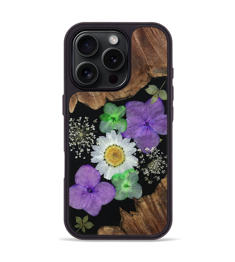 iPhone 16 Pro Wood Phone Case - Angelia (Bloom, 806298)