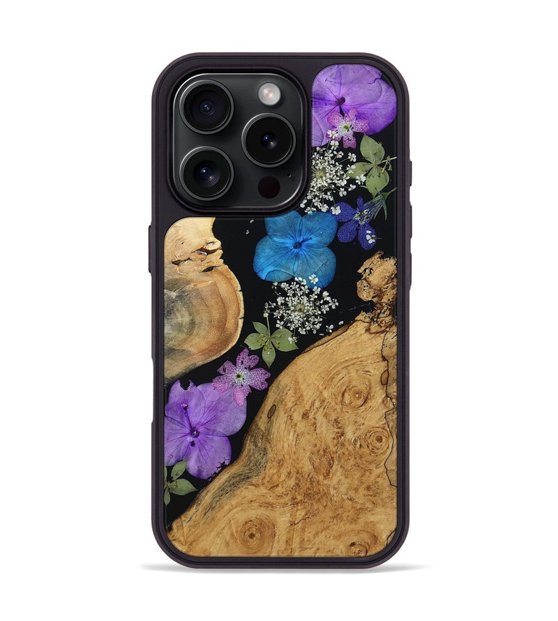 iPhone 16 Pro Wood Phone Case - Newell (Bloom, 806301)