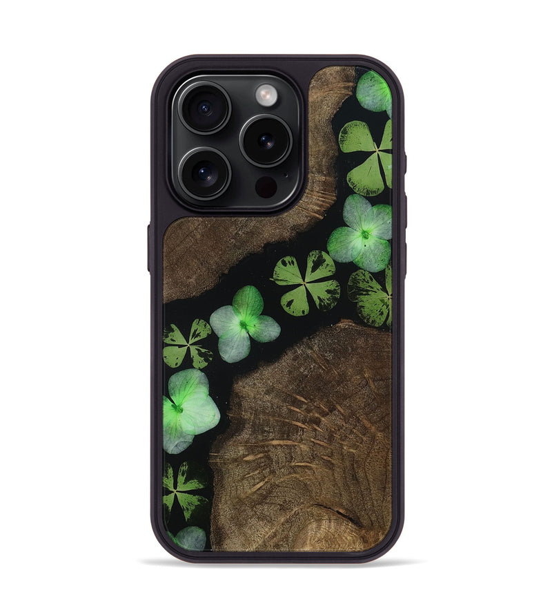iPhone 15 Pro Wood Phone Case - Zora (Bloom, 806305)