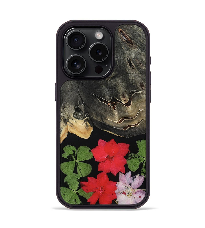 iPhone 15 Pro Wood Phone Case - Jaclyn (Bloom, 806314)