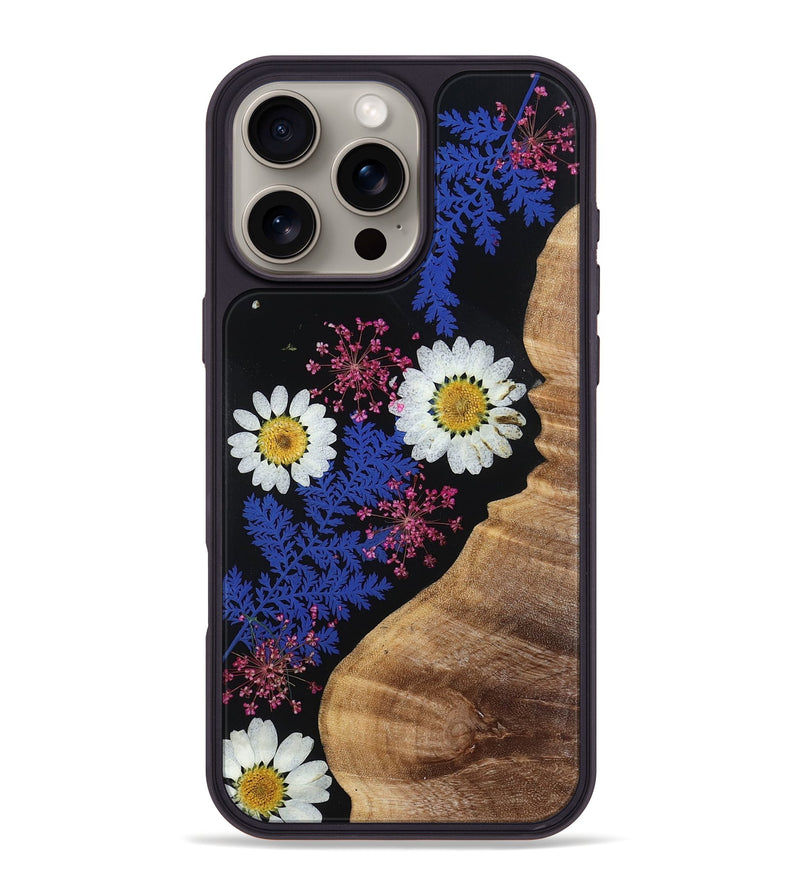 iPhone 16 Pro Max Wood Phone Case - Corinne (Bloom, 806344)