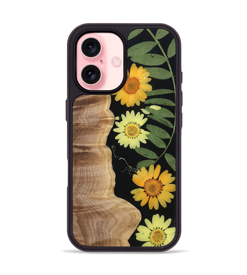 iPhone 16 Wood Phone Case - Antwan (Bloom, 806350)