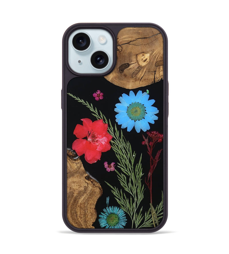 iPhone 15 Wood Phone Case - Karrie (Bloom, 806365)