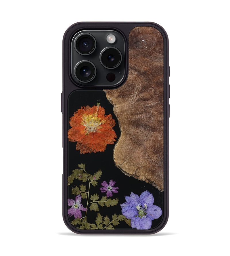 iPhone 16 Pro Wood Phone Case - Andrew (Bloom, 806367)