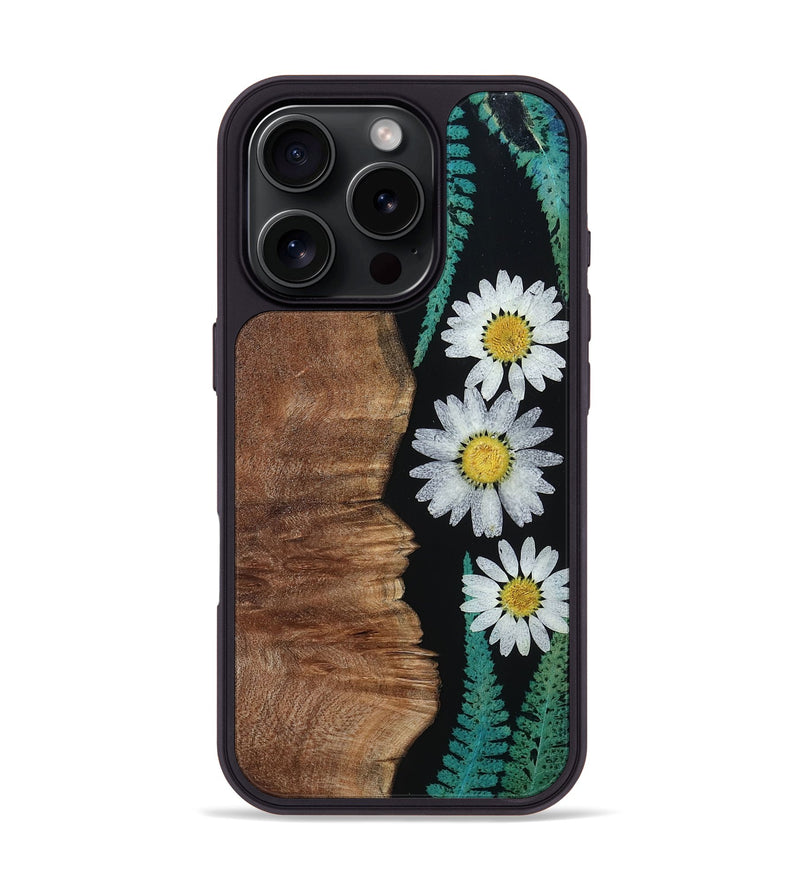 iPhone 16 Pro Wood Phone Case - Shea (Bloom, 806373)