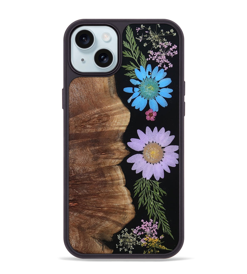 iPhone 15 Plus Wood Phone Case - Mettie (Bloom, 806394)