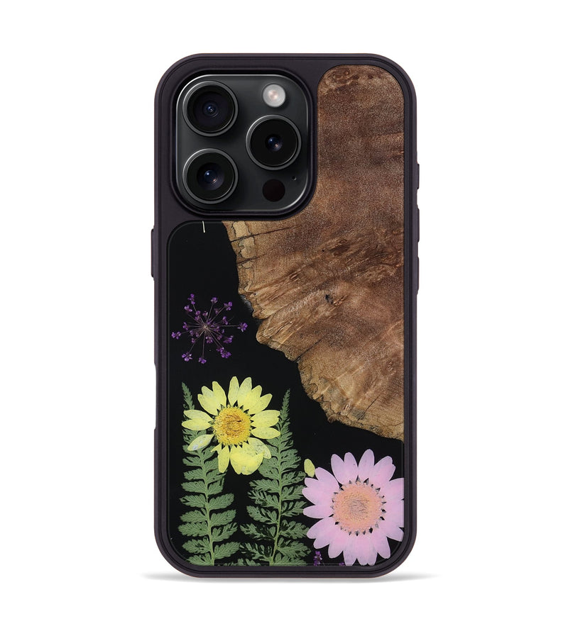 iPhone 16 Pro Wood Phone Case - Brenden (Bloom, 806404)