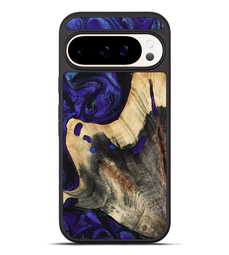 Pixel 10 Pro XL Wood Phone Case - Aurora (Purple, 806419)