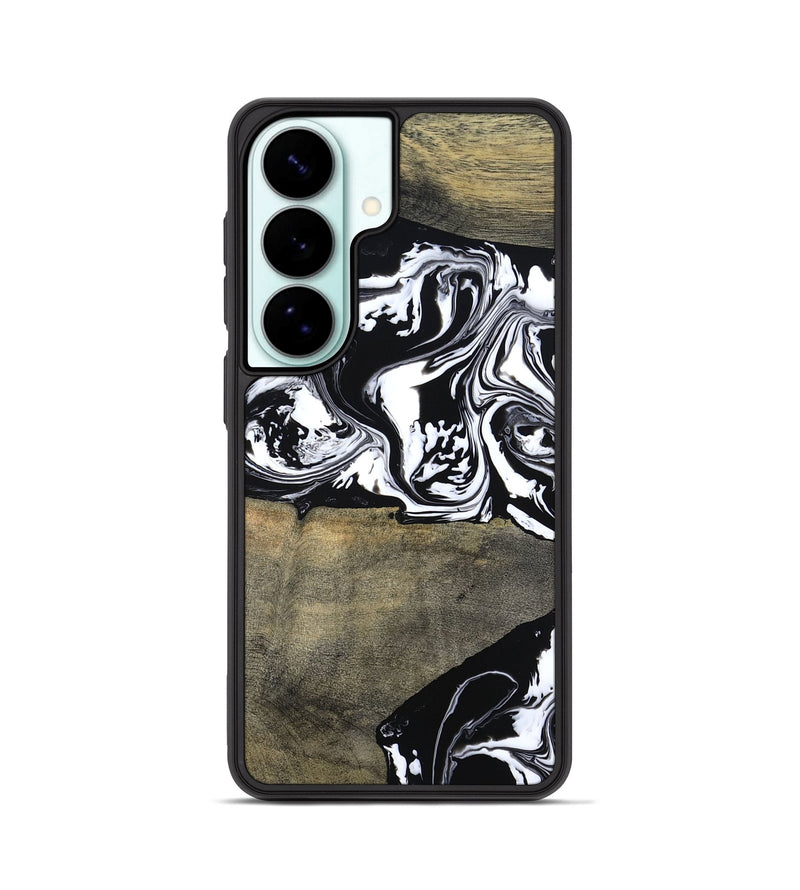 Galaxy S26 Wood Phone Case - Golda (Black & White, 806422)