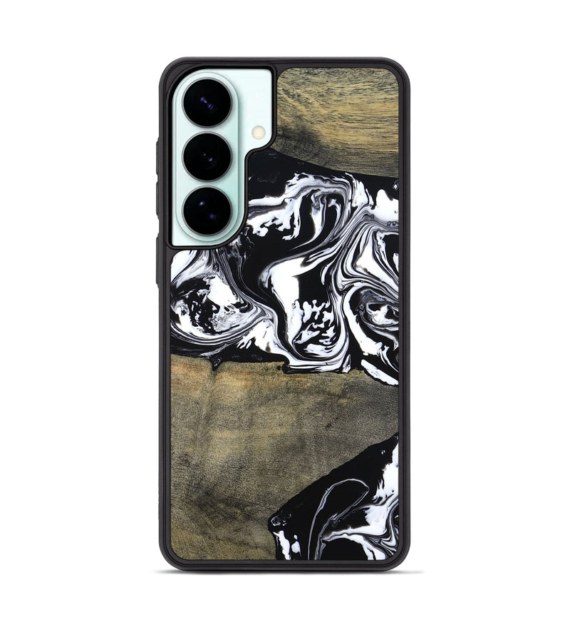 Galaxy S26 Plus Wood Phone Case - Golda (Black & White, 806422)