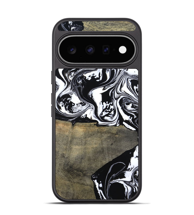 Pixel 11 Wood Phone Case - Golda (Black & White, 806422)