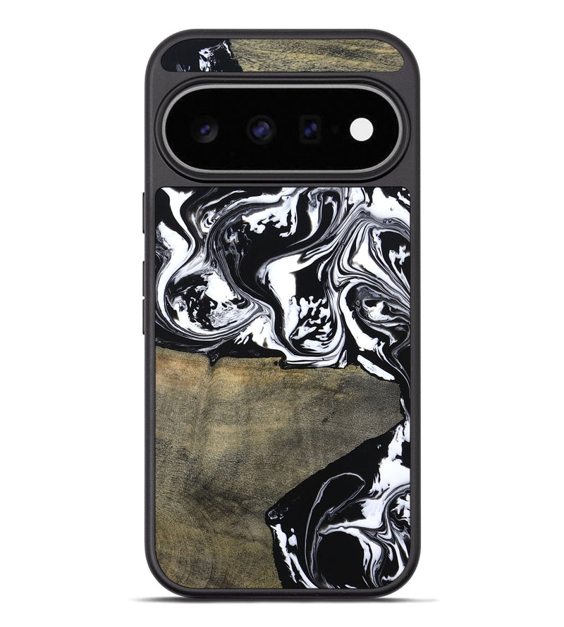 Pixel 11 Pro XL Wood Phone Case - Golda (Black & White, 806422)
