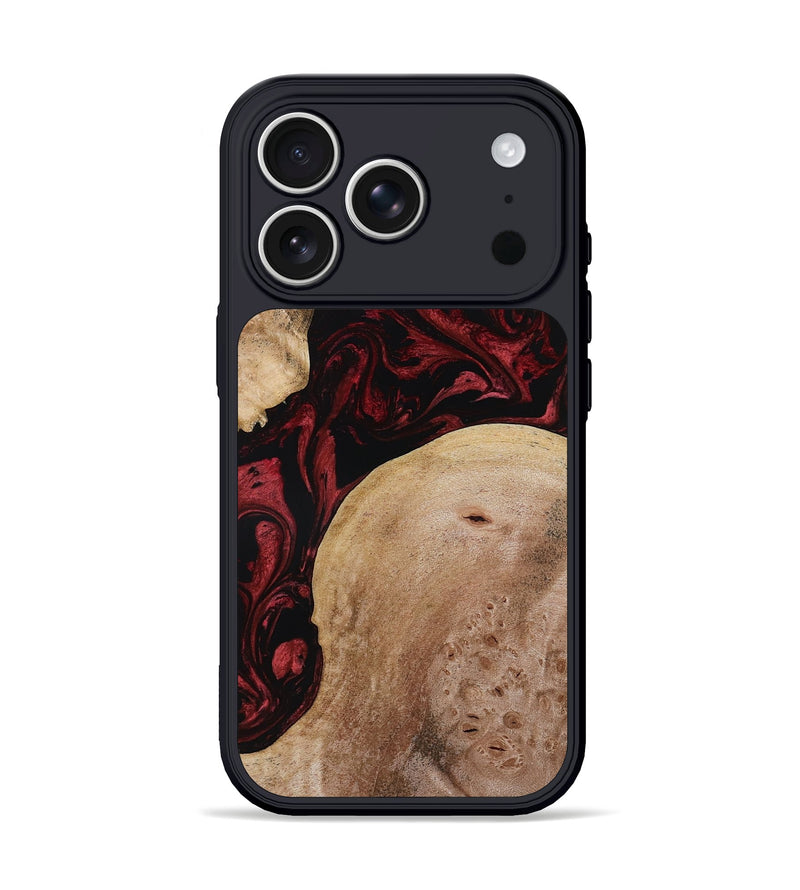 iPhone 17 Pro Wood Phone Case - Jeramie (Red, 806424)