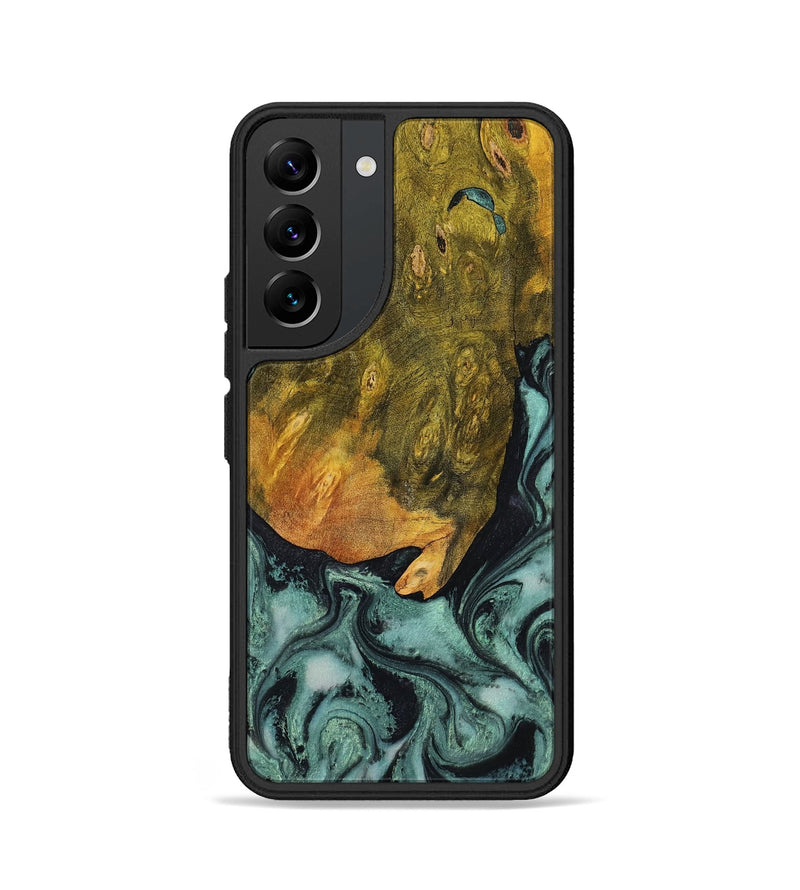 Galaxy S22 Wood Phone Case - Tatiana (Green, 806439)