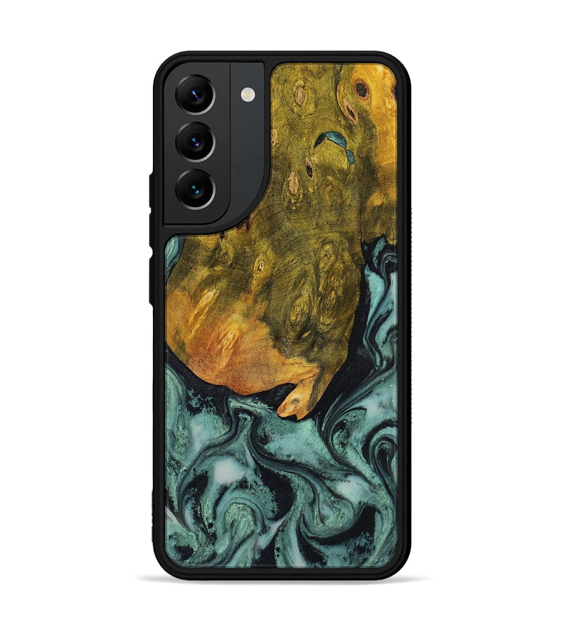 Galaxy S22 Plus Wood Phone Case - Tatiana (Green, 806439)