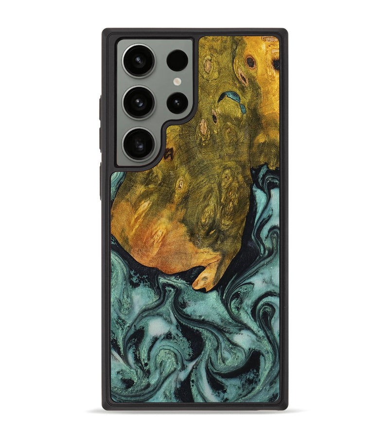Galaxy S23 Ultra Wood Phone Case - Tatiana (Green, 806439)