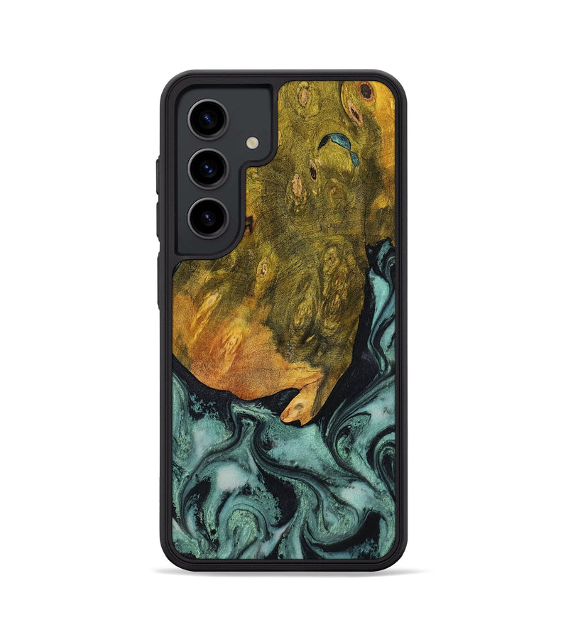 Galaxy S24 Wood Phone Case - Tatiana (Green, 806439)