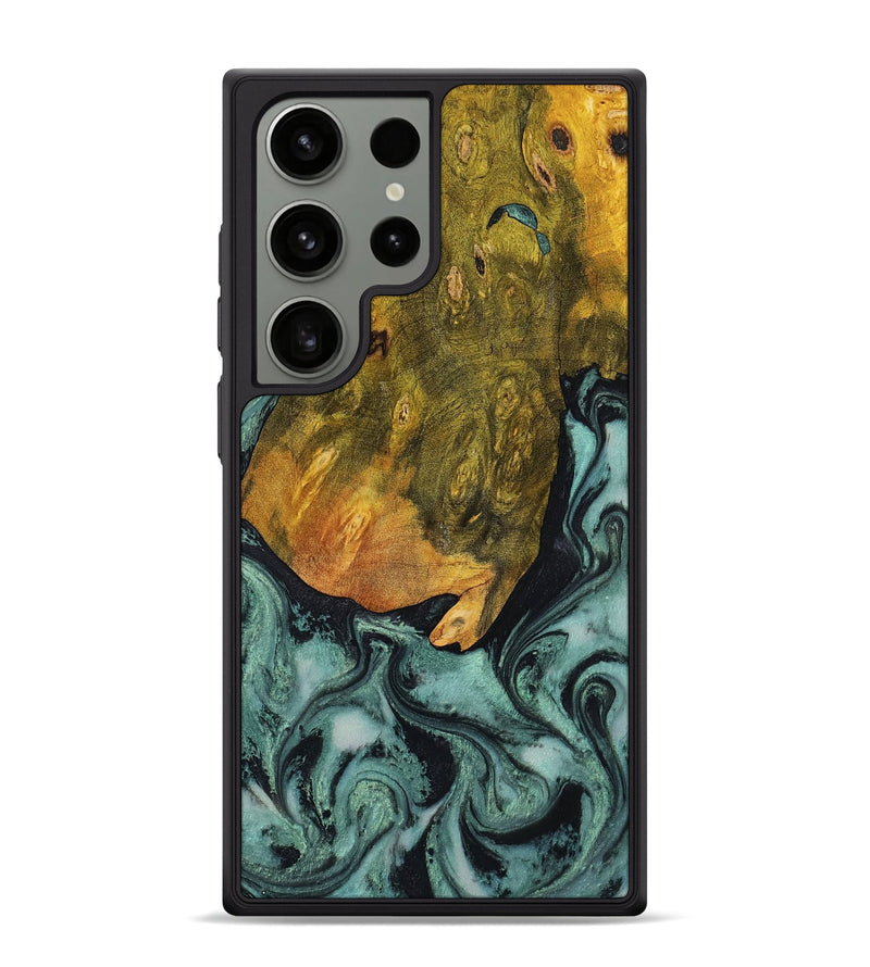 Galaxy S24 Ultra Wood Phone Case - Tatiana (Green, 806439)