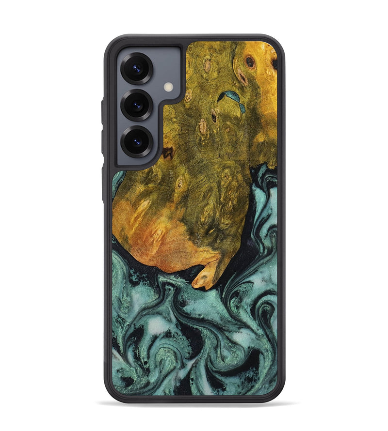 Galaxy S25 Plus Wood Phone Case - Tatiana (Green, 806439)