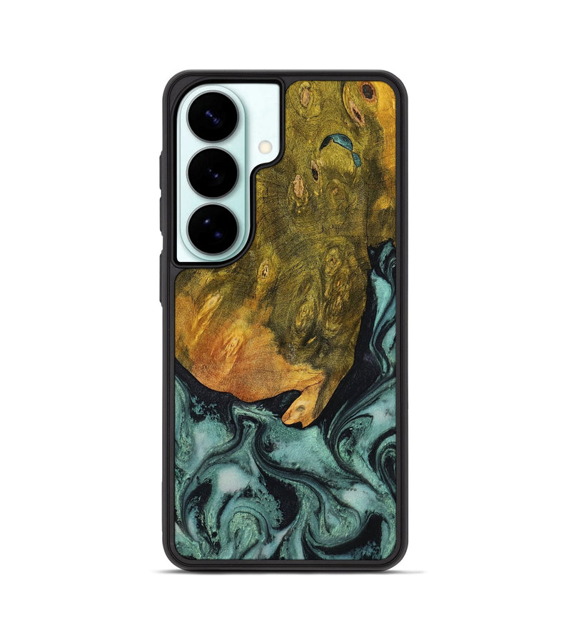 Galaxy S26 Wood Phone Case - Tatiana (Green, 806439)