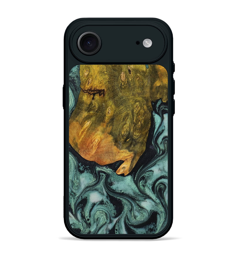 iPhone 17 Air Wood Phone Case - Tatiana (Green, 806439)