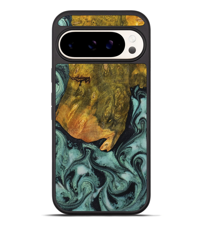 Pixel 10 Pro XL Wood Phone Case - Tatiana (Green, 806439)