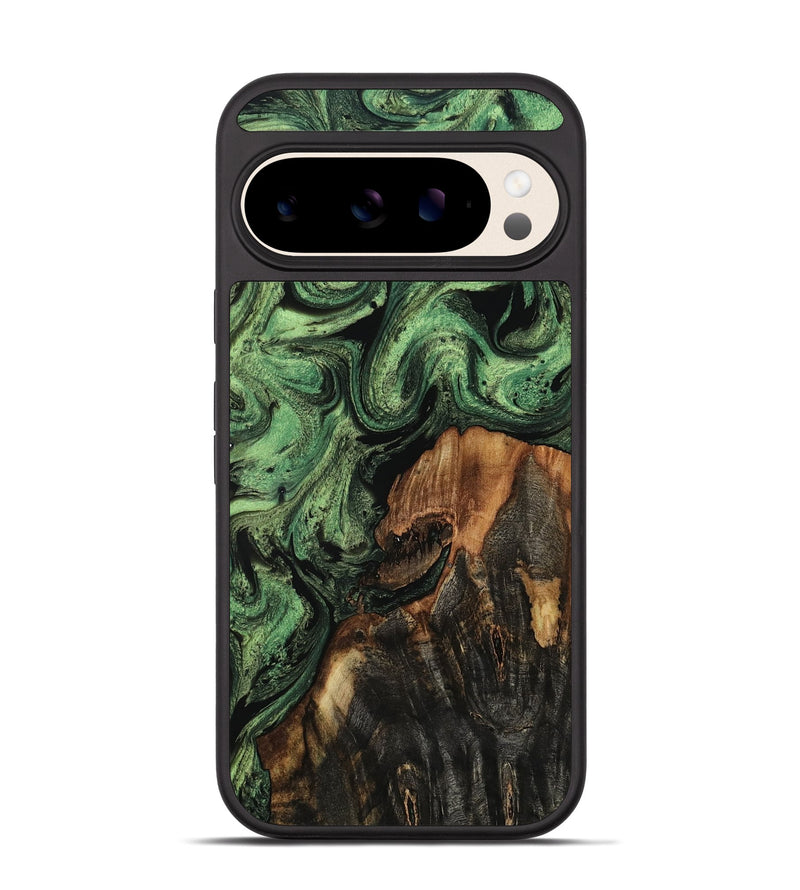 Pixel 10 Wood Phone Case - Debi (Green, 806440)