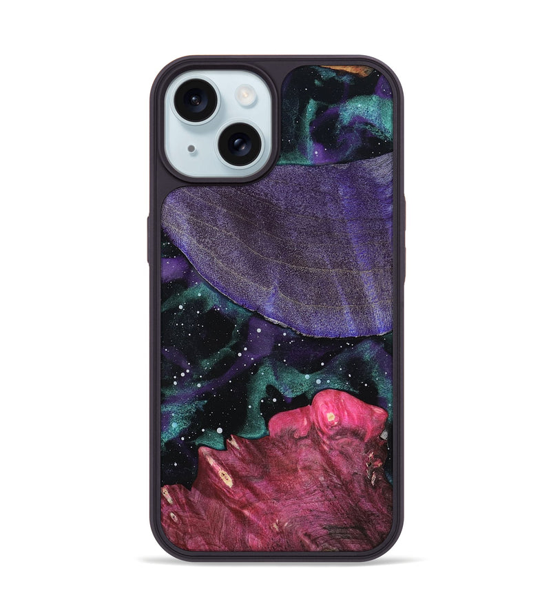 iPhone 15 Wood Phone Case - Pattie (Cosmos, 806472)