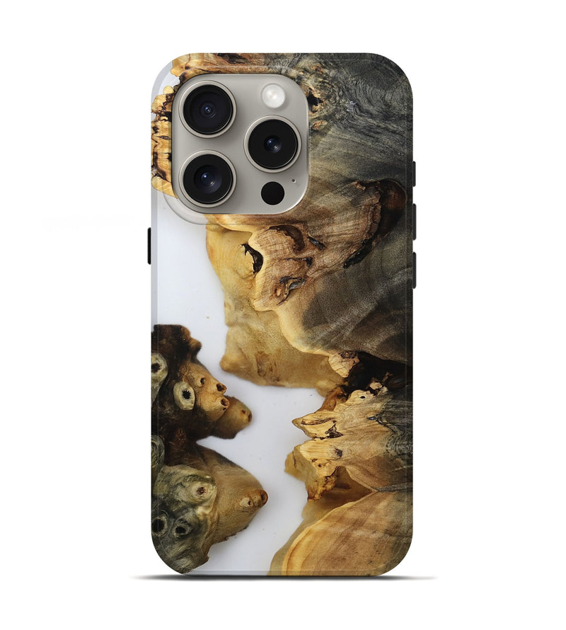 iPhone 16 Pro Wood Live Edge Phone Case - Hilma (Clear, 806514)