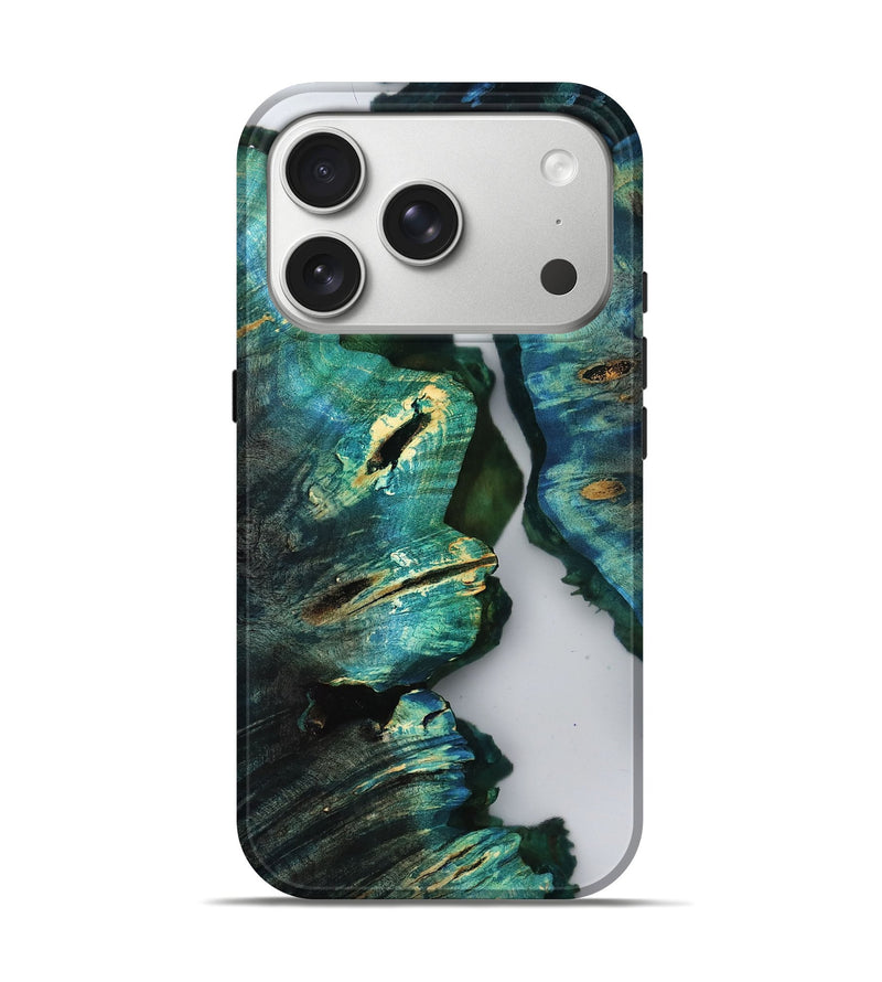 iPhone 17 Pro Wood Live Edge Phone Case - Catrina (Clear, 806515)