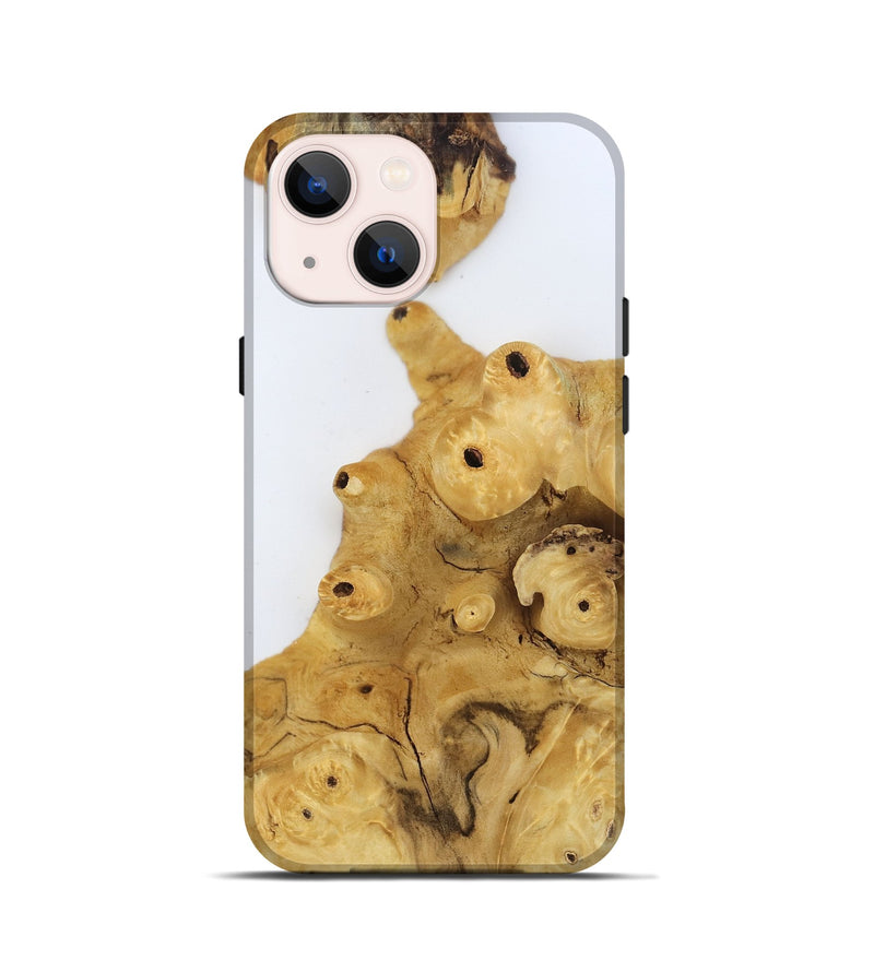 iPhone 13 mini Wood Live Edge Phone Case - Tyrone (Clear, 806519)