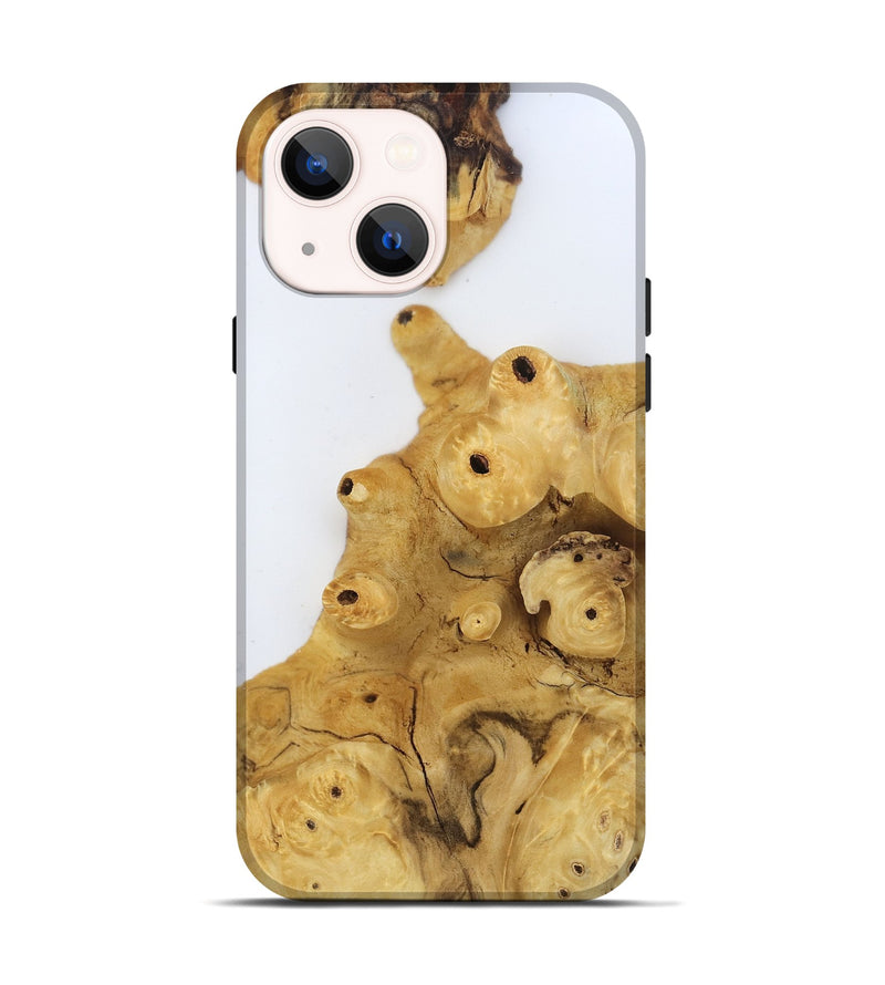 iPhone 14 Wood Live Edge Phone Case - Tyrone (Clear, 806519)