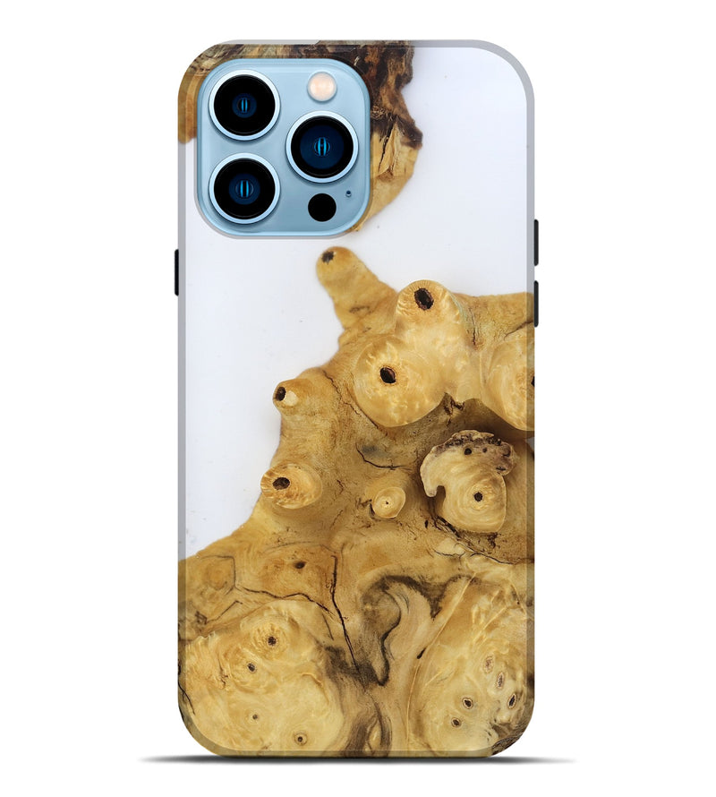 iPhone 14 Pro Max Wood Live Edge Phone Case - Tyrone (Clear, 806519)