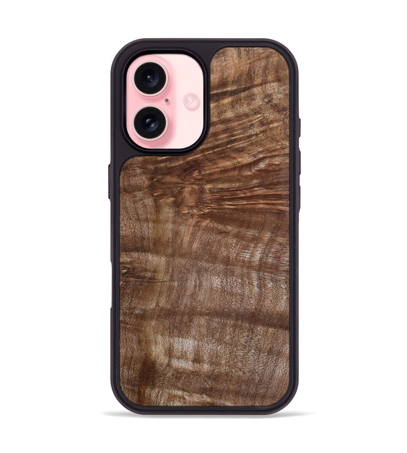 iPhone 16 Wood Phone Case - Jeff (Wood Burl, 806540)