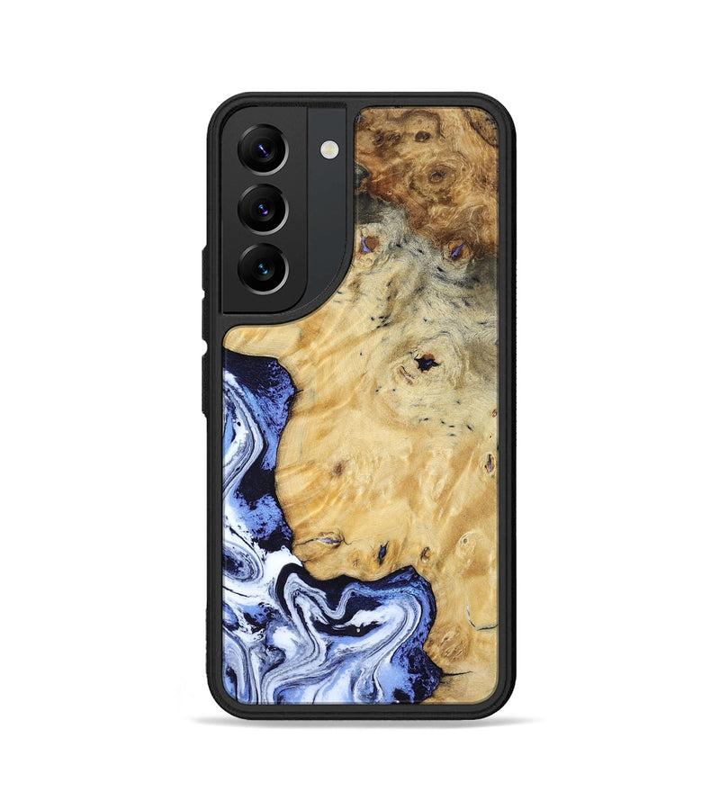 Galaxy S22 Wood Phone Case - Ena (Blue, 806548)