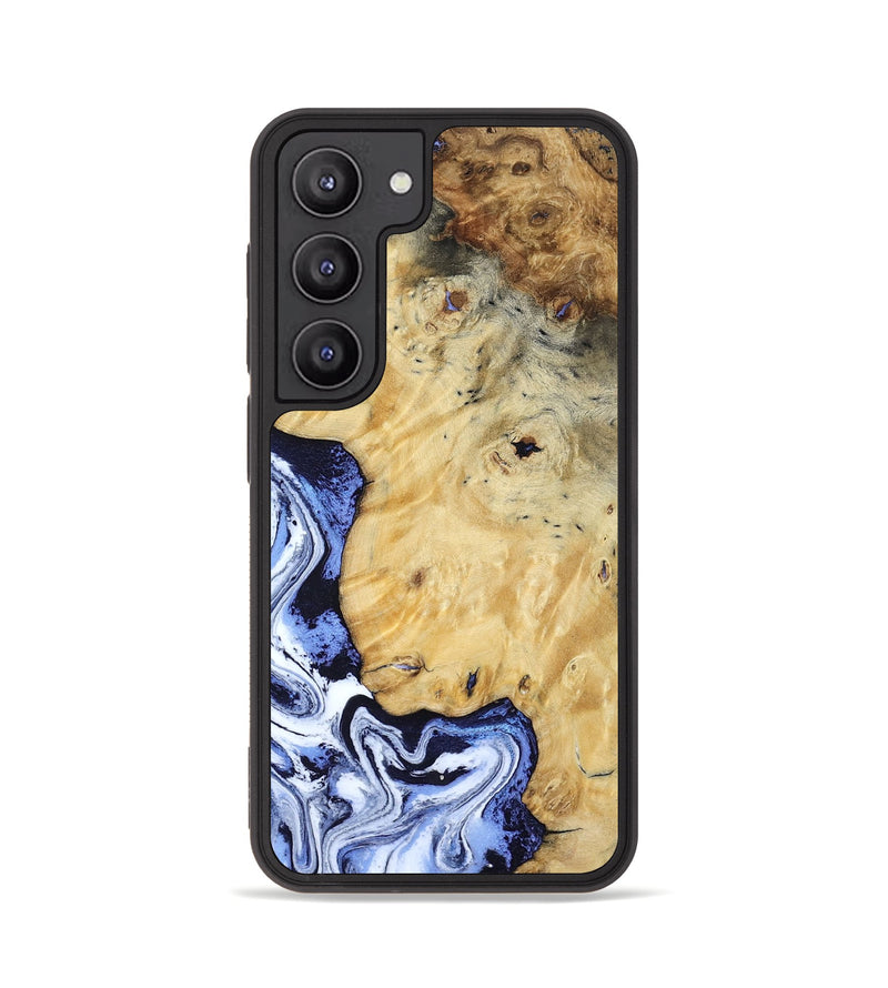 Galaxy S23 Wood Phone Case - Ena (Blue, 806548)