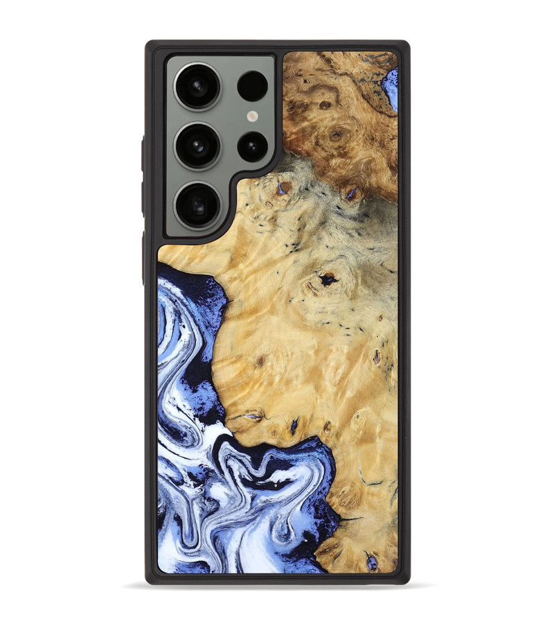 Galaxy S23 Ultra Wood Phone Case - Ena (Blue, 806548)