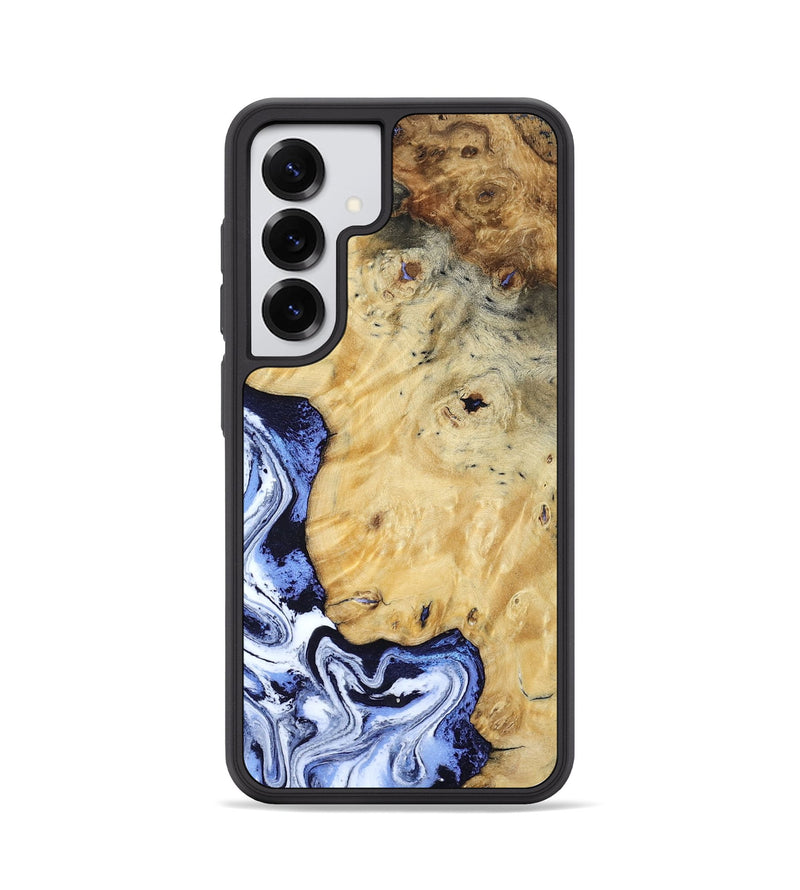 Galaxy S25 Wood Phone Case - Ena (Blue, 806548)