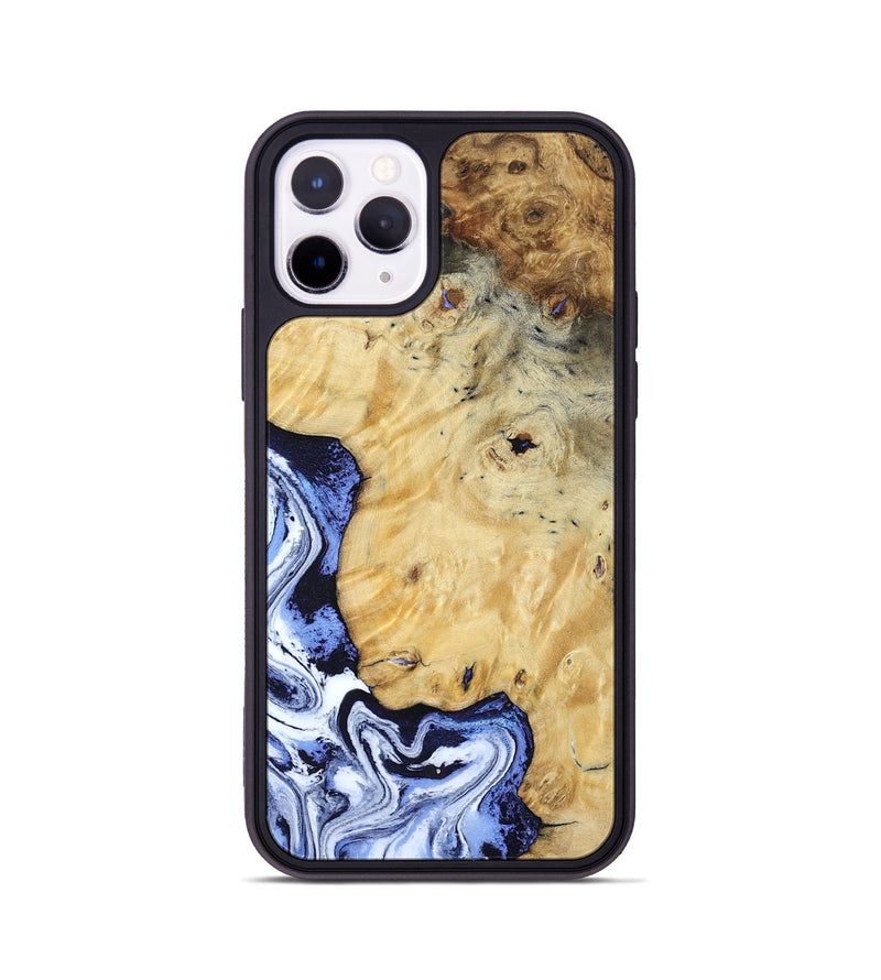 iPhone 11 Pro Wood Phone Case - Ena (Blue, 806548)