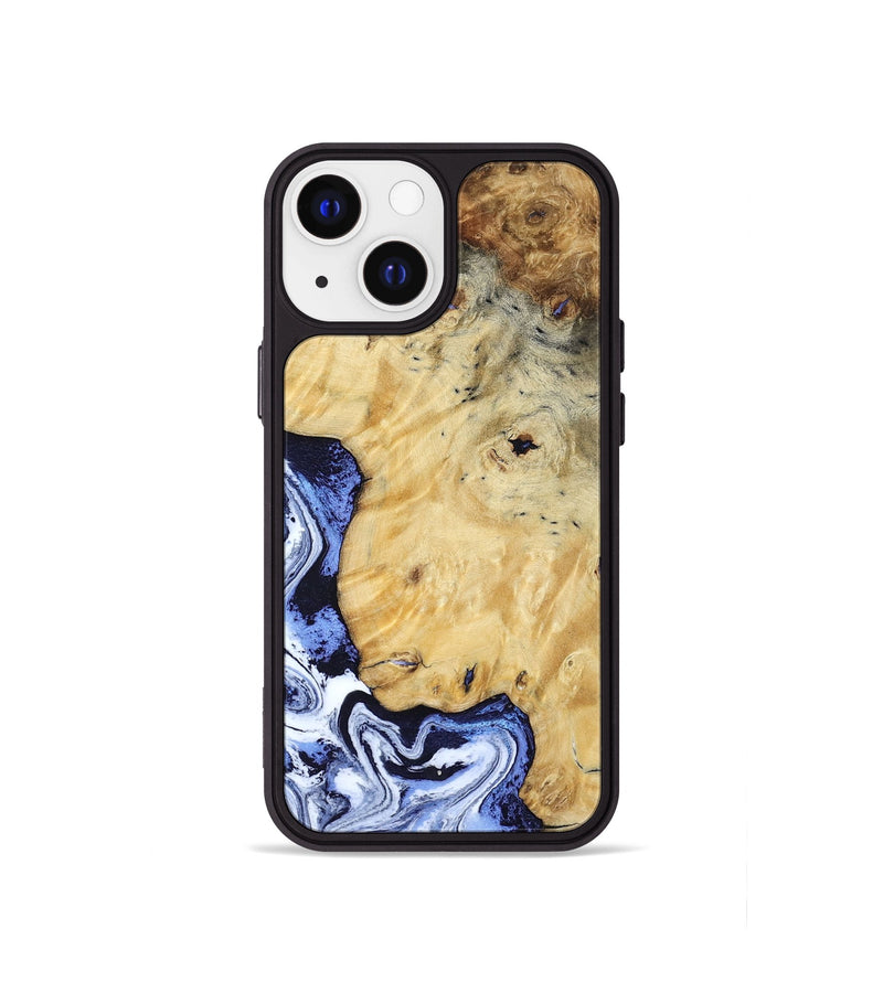 iPhone 13 mini Wood Phone Case - Ena (Blue, 806548)