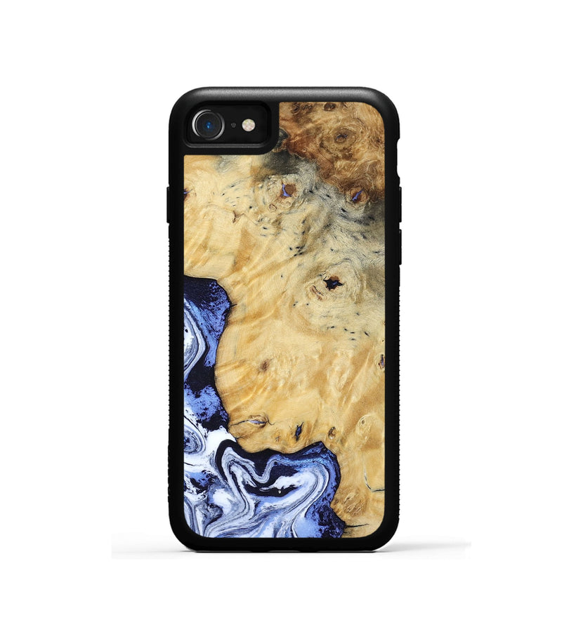 iPhone SE Wood Phone Case - Ena (Blue, 806548)