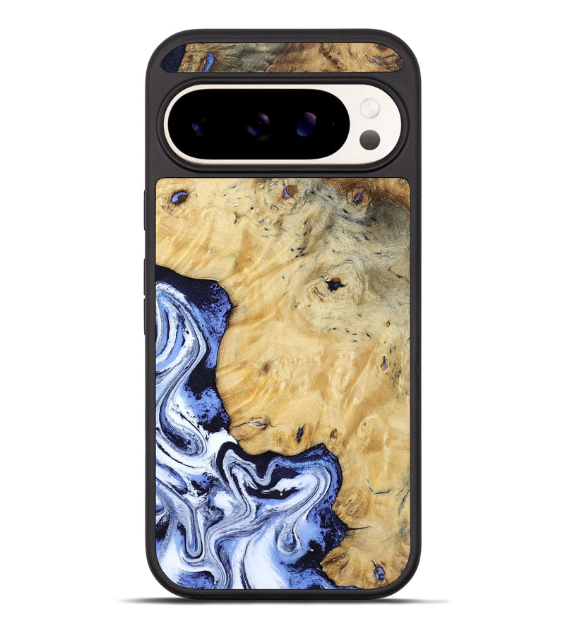Pixel 10 Pro XL Wood Phone Case - Ena (Blue, 806548)