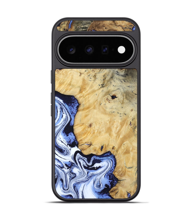 Pixel 11 Pro Wood Phone Case - Ena (Blue, 806548)
