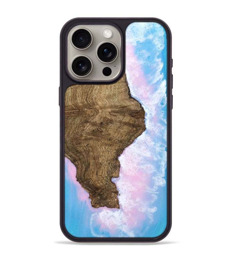 iPhone 15 Pro Max Wood Phone Case - Kecia (Coastal, 806560)