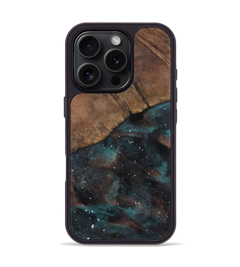 iPhone 16 Pro Wood Phone Case - Asaiah (Cosmos, 806576)