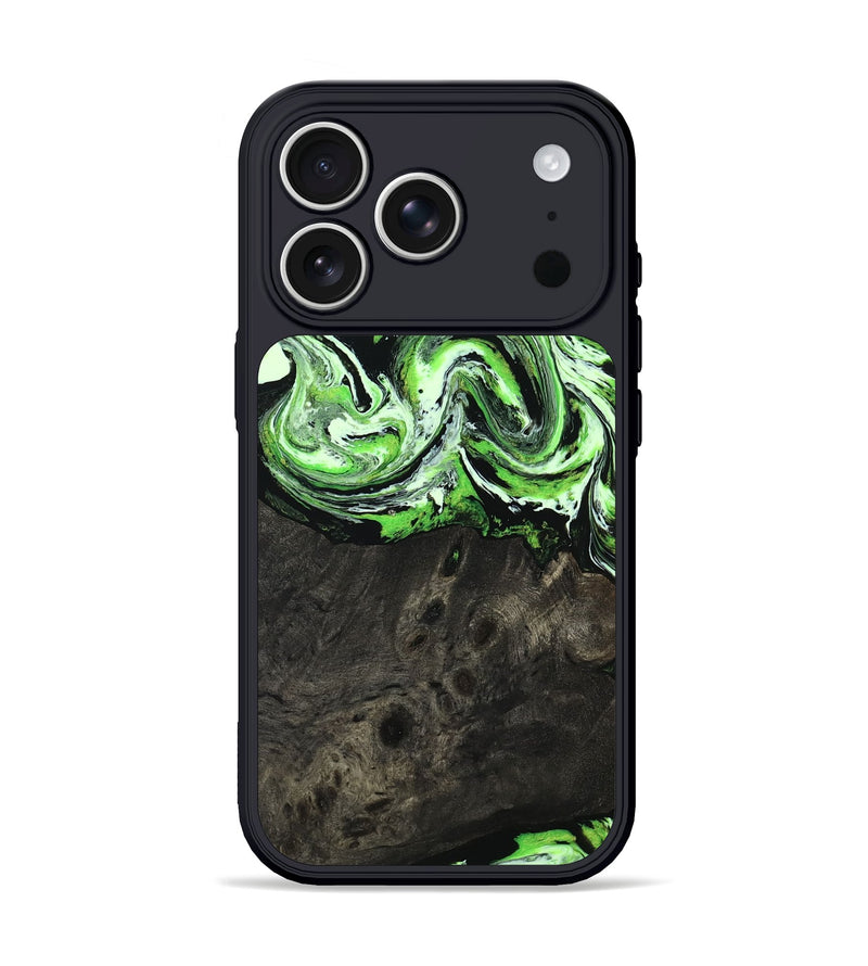 iPhone 17 Pro Wood Phone Case - Rachel (Green, 806667)
