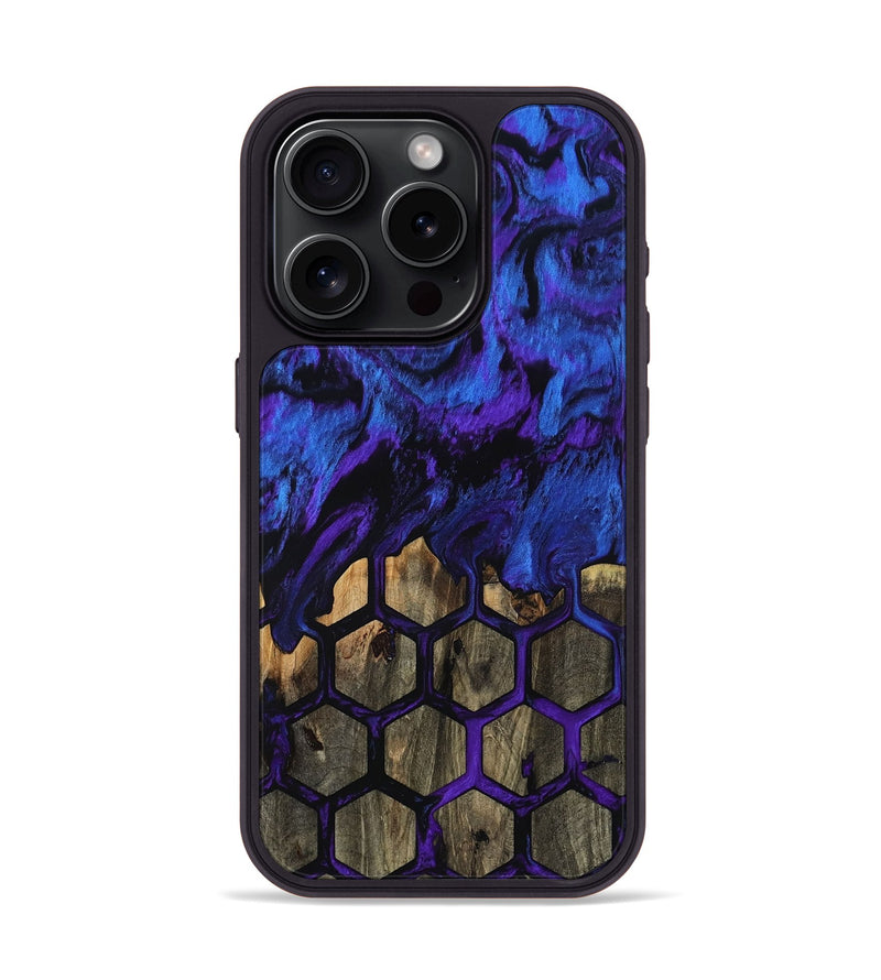iPhone 15 Pro Wood Phone Case - Savion (Pattern, 806672)
