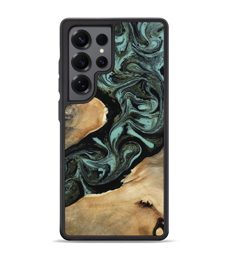 Galaxy S25 Ultra Wood Phone Case - Louie (Green, 806689)