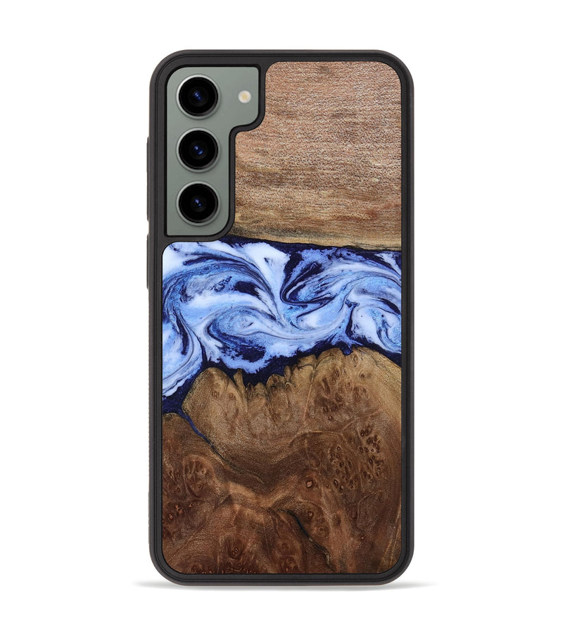 Galaxy S23 Plus Wood Phone Case - Megan (Blue, 806722)